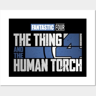 The Thing and The Human Torch Posters and Art